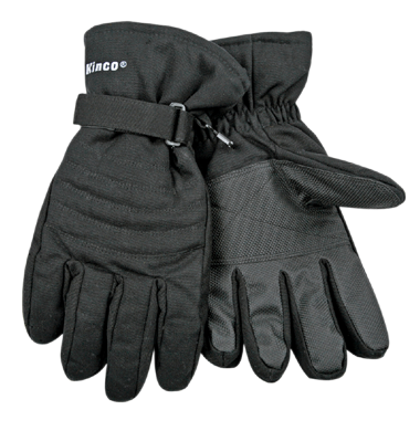 Kinco Black Waterproof Ski Gloves