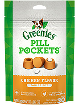 Greenies Canine Pill Pocket - Chicken 3.2 Oz 428266