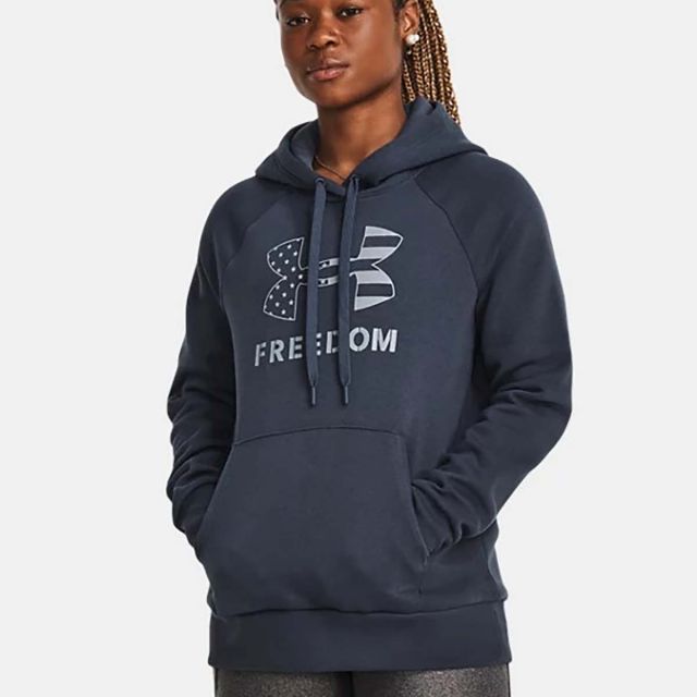 Under Armour Women's Freedom Rival Fleece Logo Hoodie