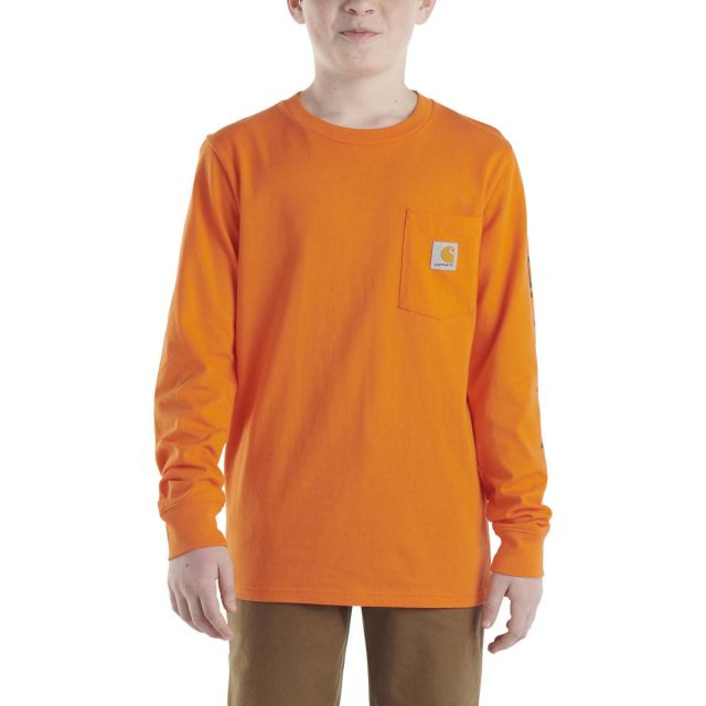 Carhartt Boy's Long-Sleeve Pocket T-Shirt