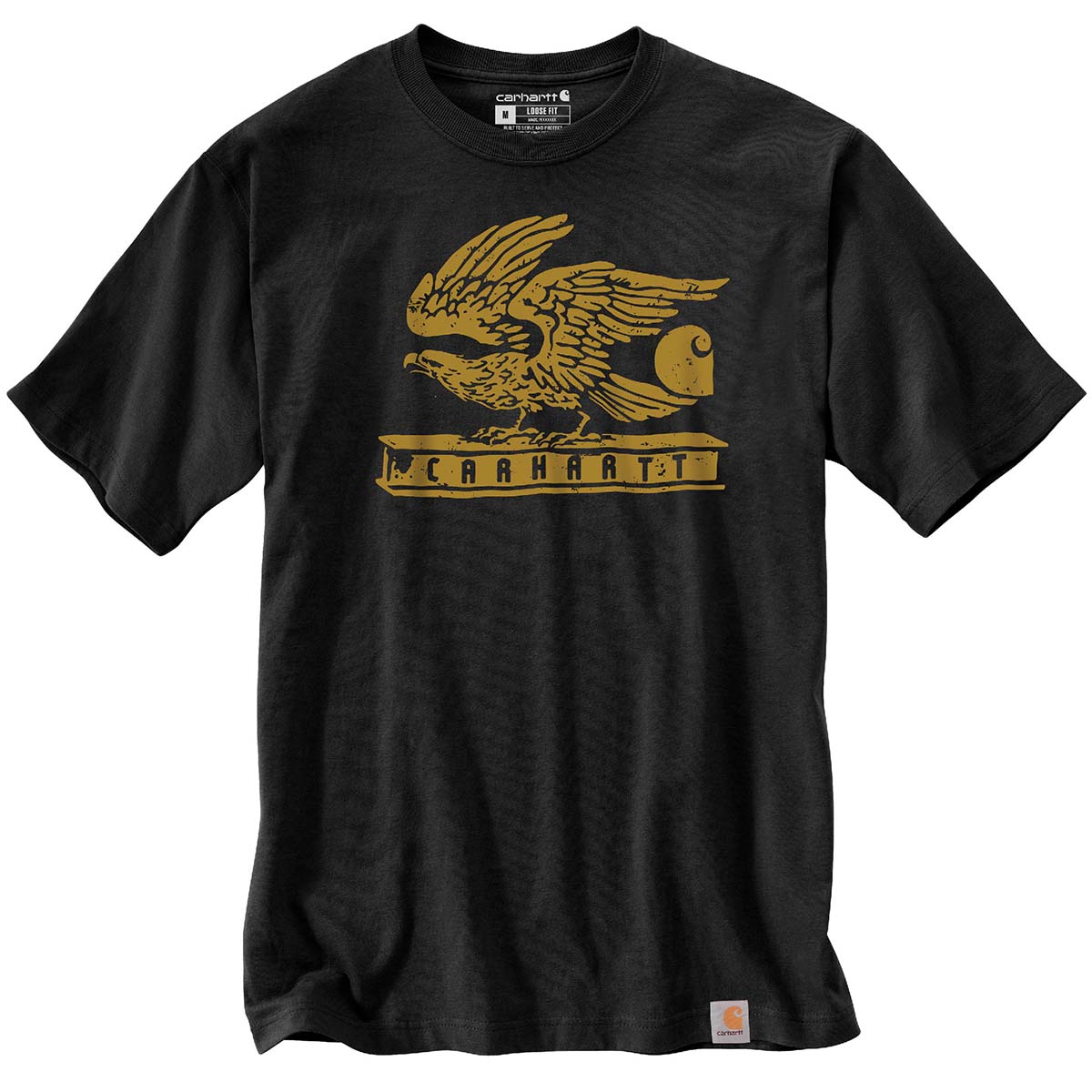 Carhartt Men's Loose Fit Heavyweight SS Eagle Graphic T-Shirt