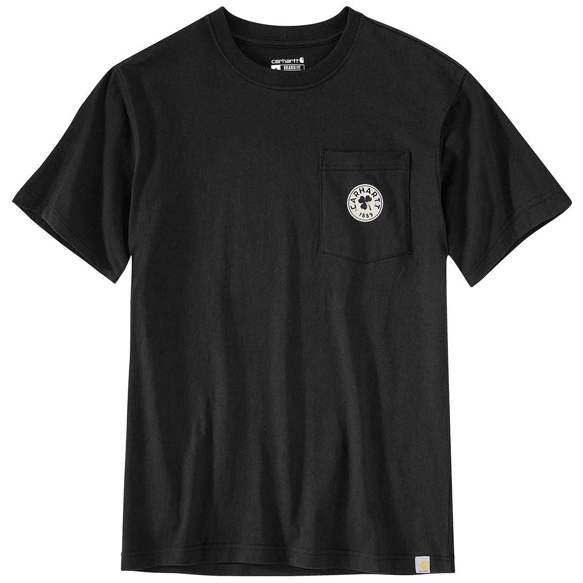 Carhartt Men's Relaxed Fit Heavyweight SS Pocket Shamrock Graphic T-Shirt