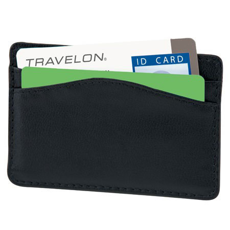 Travelon Safe ID Leather Card Sleeve 72218