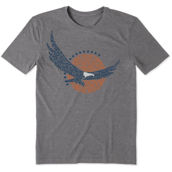 Life is Good Men's Star Spangled Eagle Cool Tee 57647