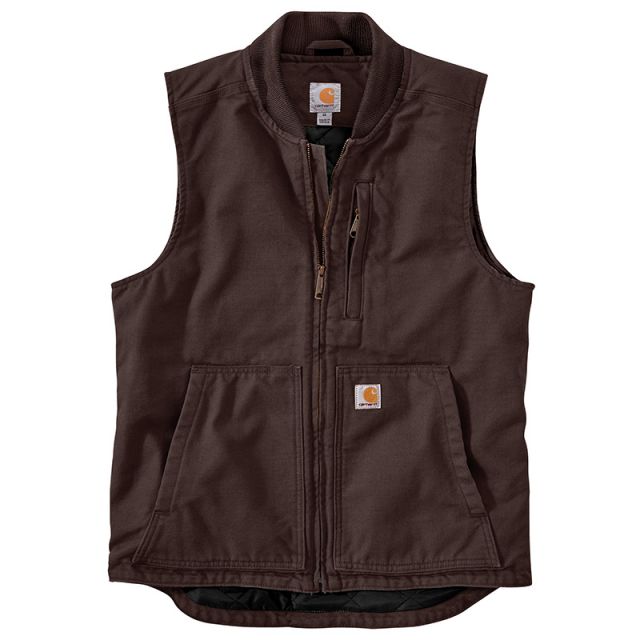 Carhartt Mne's Washed Duck Insulated Rib Collar Vest