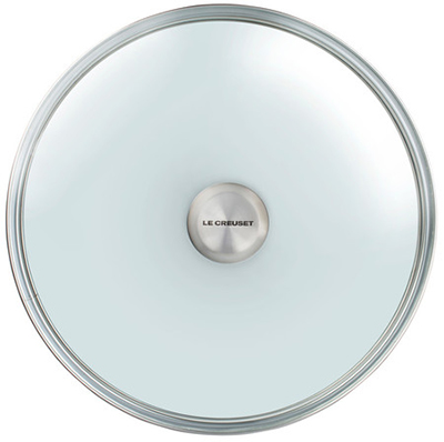 Le Creuset 12" Glass Lid W/ Stainless Steel Knob