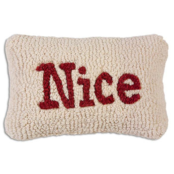 Chandler 4 Corners "Nice" 8 x 12 Pillow
