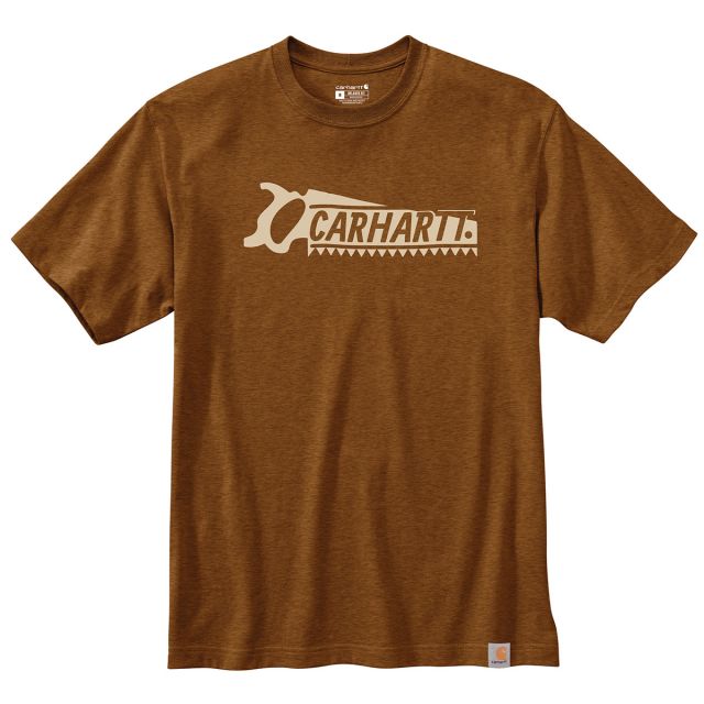 Carhartt Men's Heavyweight Saw Graphic T-Shirt