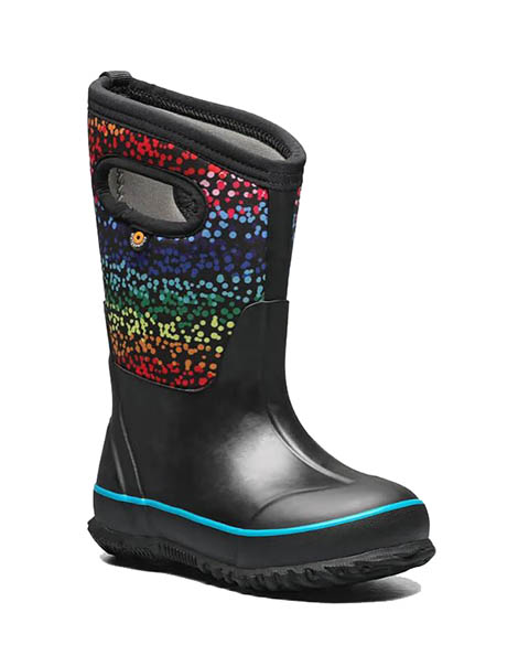 Bogs Kids' Classic Rainbow Winter Boots