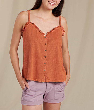Toad&Co Women's Primo Button Front Tank