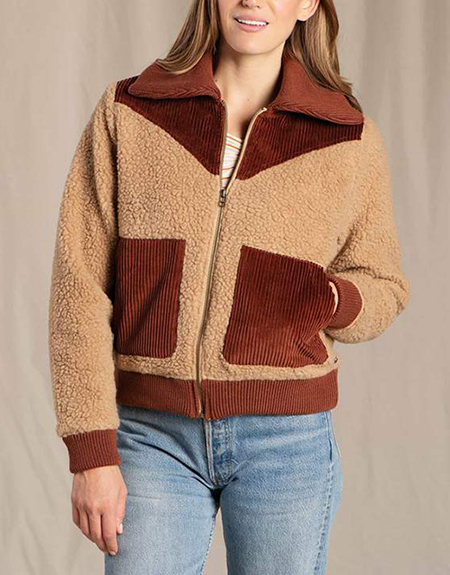 Toad&Co Women's Sespe Sherpa Cord Jacket