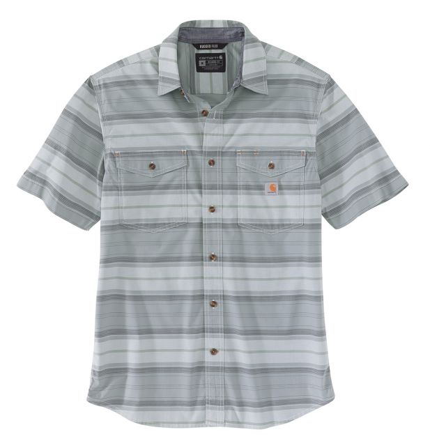 Carhartt Men's Rugged Flex&trade; Lightweight Plaid S/S Shirt