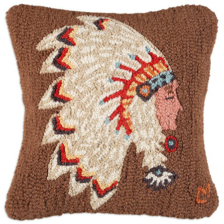 Chandler 4 Corners Chief Sitting Bull 18" Pillow