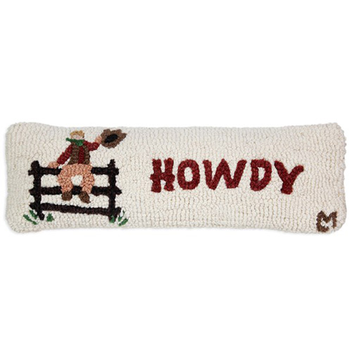Chandler 4 Corners Howdy Cowboy 8 x 24 Pillow