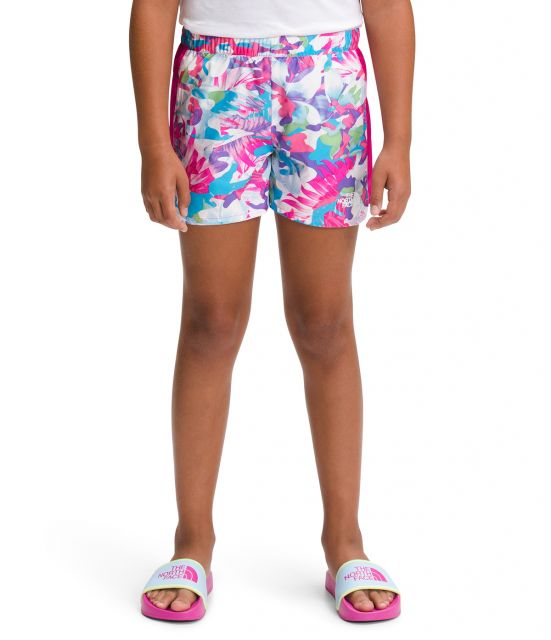 The North Face Girls' Printed Never Stop Run Shorts