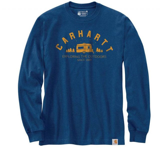 Carhartt Men's Heavyweight Camper Graphic L/S T-Shirt