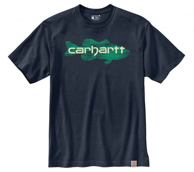 Carhartt Men's Loose Fit Heavyweight Fish Graphic T-Shirt