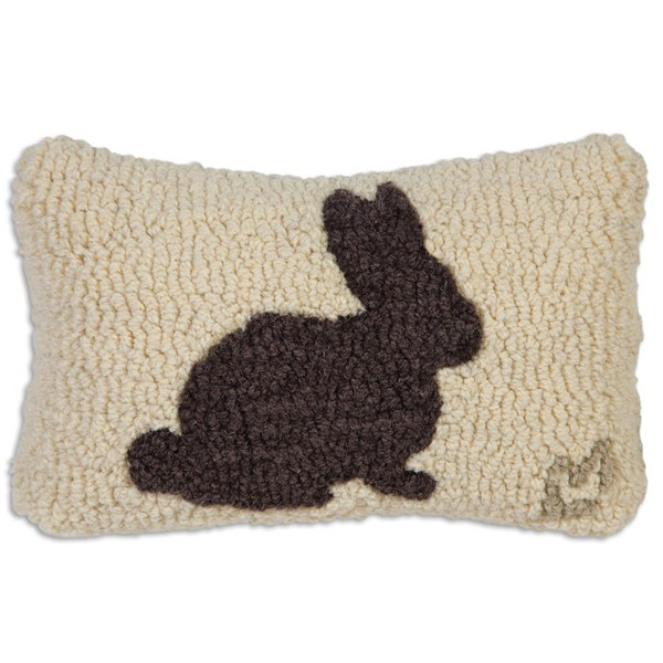 Chandler 4 Corners Chocolate Bunny 8 x 12 Pillow