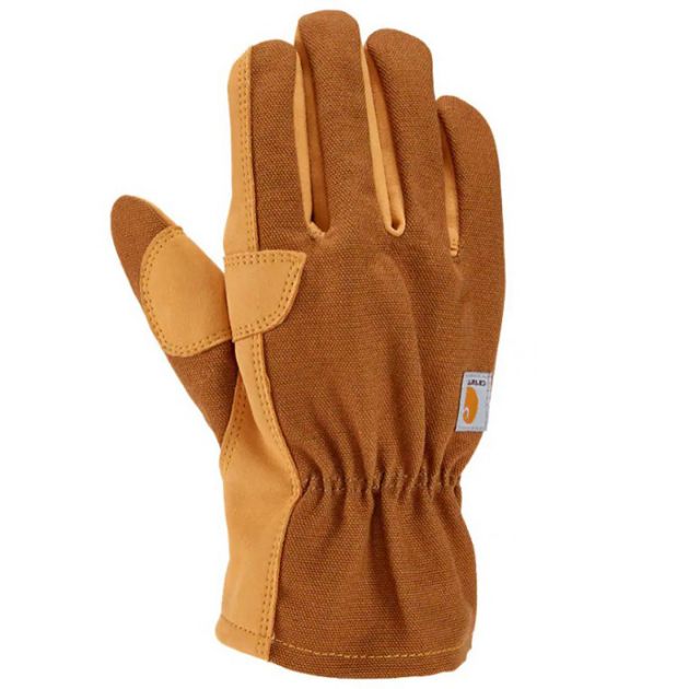 Carhartt Men's  Duck / Synthetic Leather Open Cuff Glove
