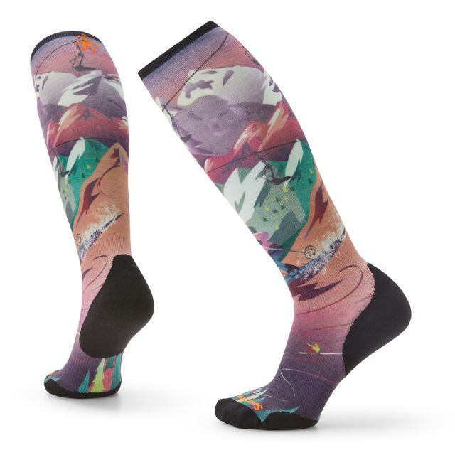 Smartwool Women's Ski Lift Bunny Print Targeted Cushion Socks