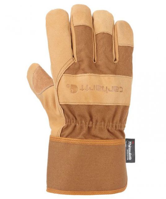 Men's Carhartt Insulated Full Grain Leather Gloves