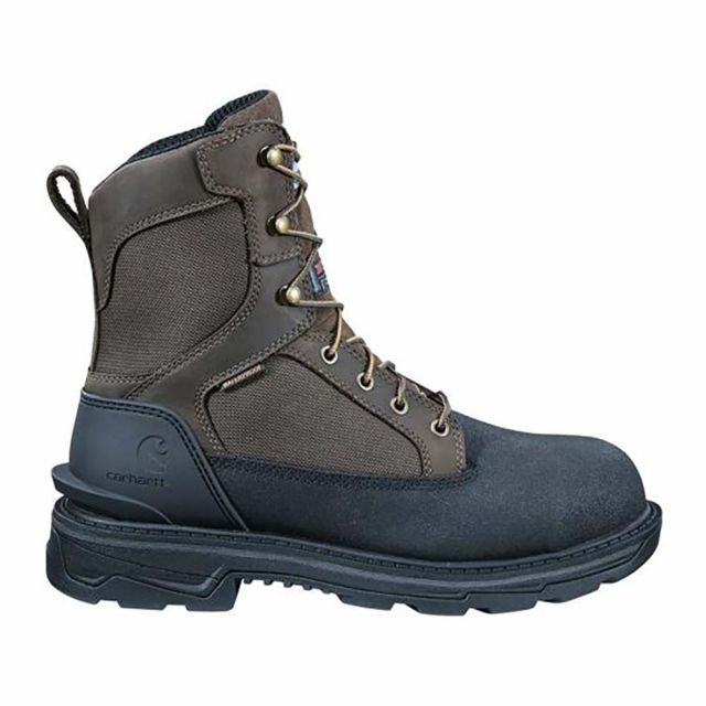 Carhartt Men's Ironwood Waterproof Insulated 8" Alloy Toe Work Boot