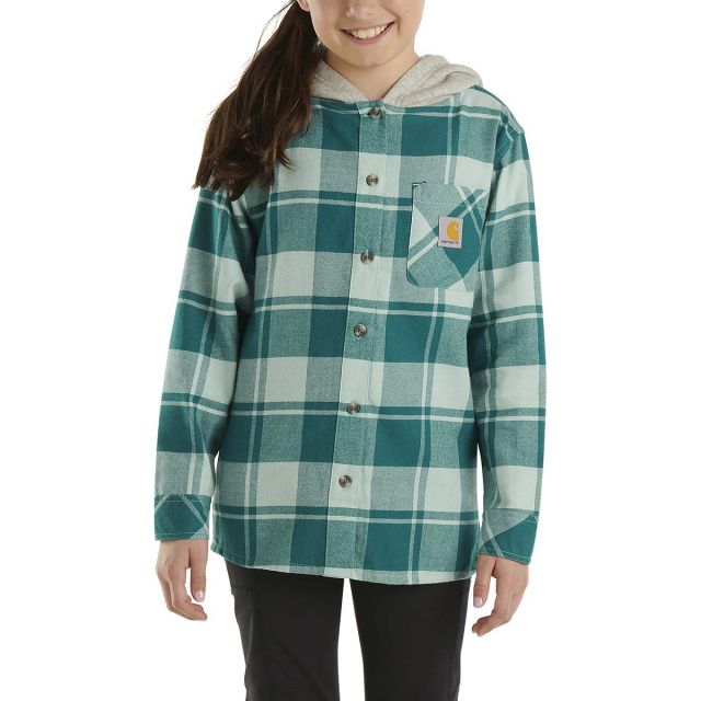 Carhartt Girl's Long-Sleeve Pocket Flannel Shirt