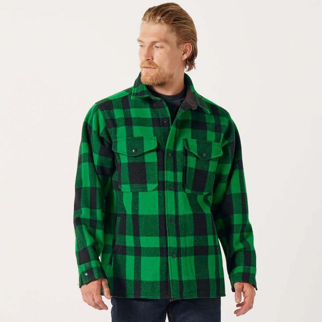 Filson Men's Lined Mackinaw Wool Jac-shirt