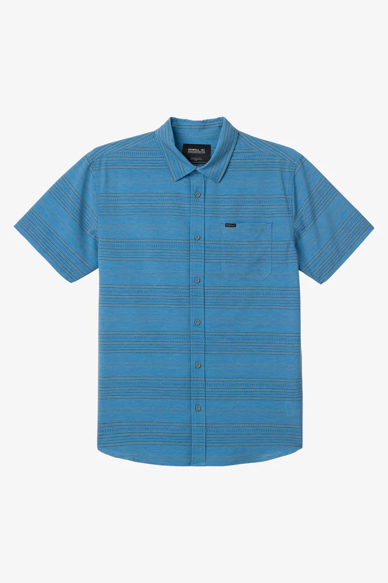 O'Neill Men's Trvlr UPF Traverse Stripe Standard Shirt