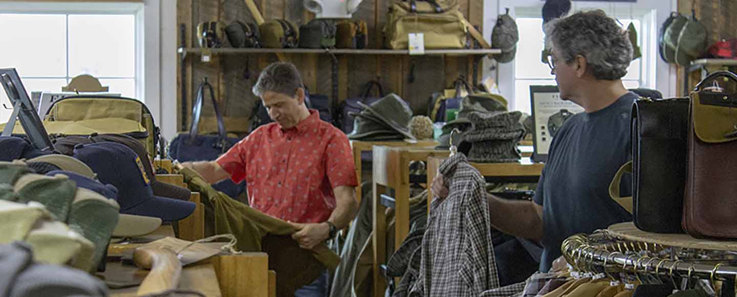 Filson Clothing Department at Farm-Way / Vermont Gear