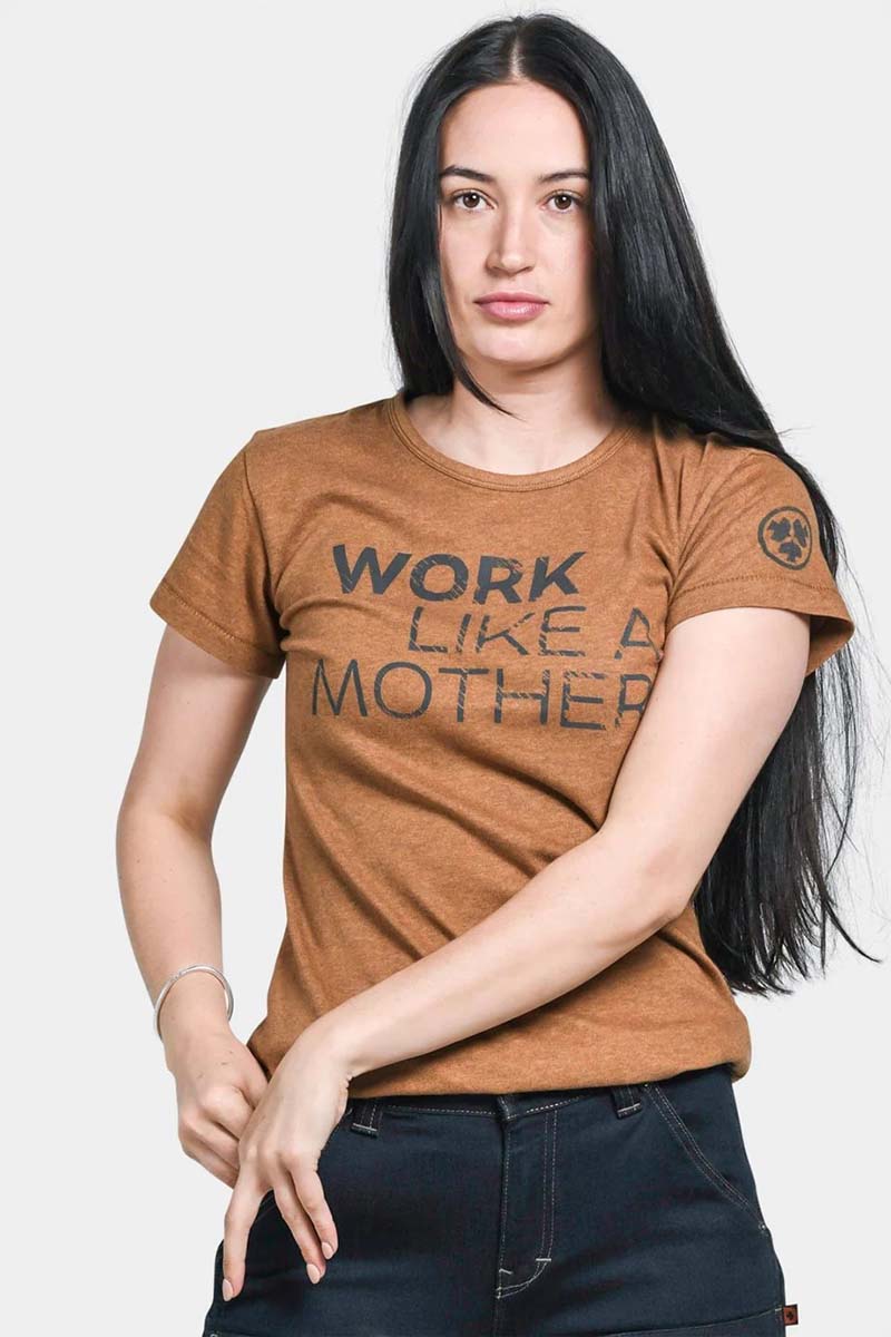 Dovetail Women's Work Like A Mother&trade; Crew Neck Tee