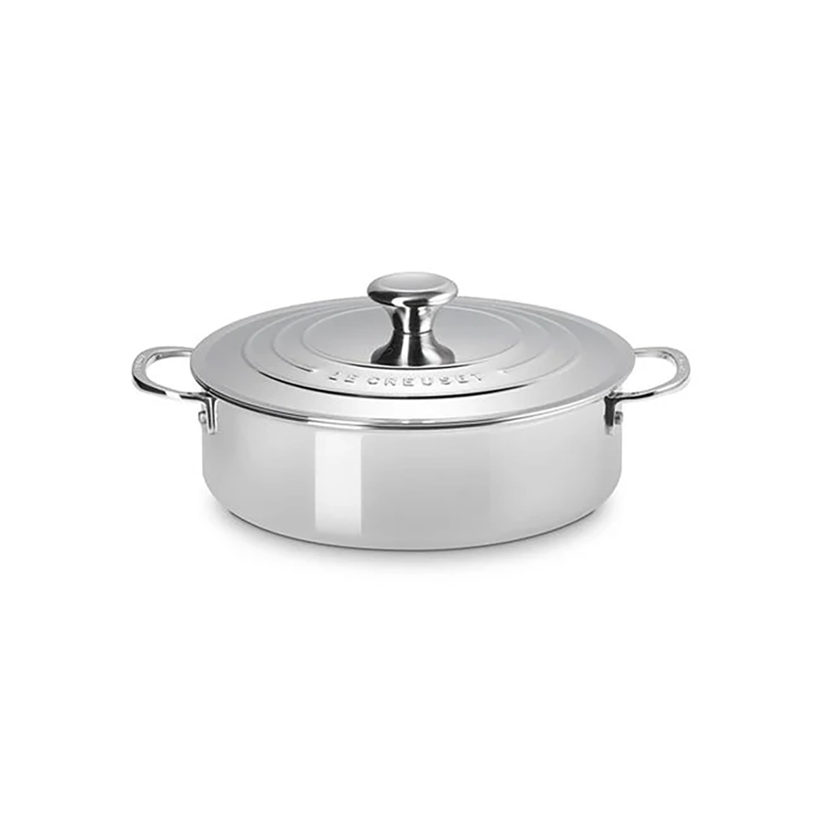Le Creuset Signature Stainless Steel Rondeau Pan