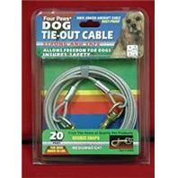 Tie Out Cable Silver 20'