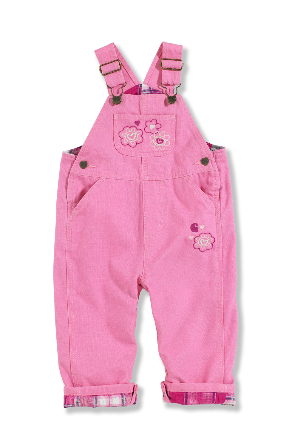 Carhartt Infant Girl's Washed Microsanded Canvas Overalls CM9629