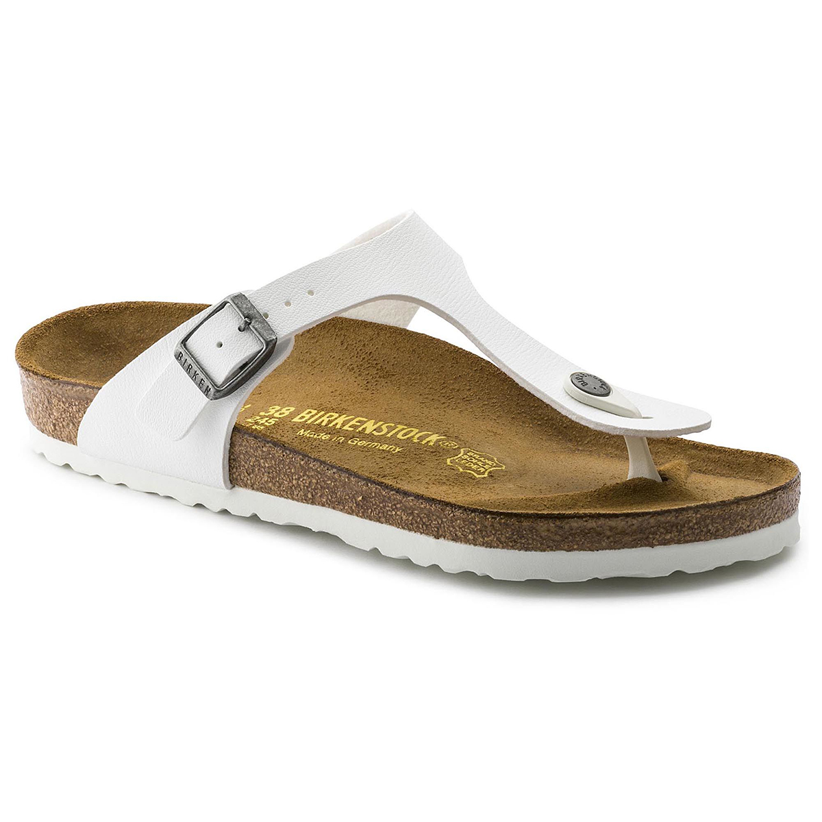 Birkenstock Women's Gizeh White Birko-Flor 745531