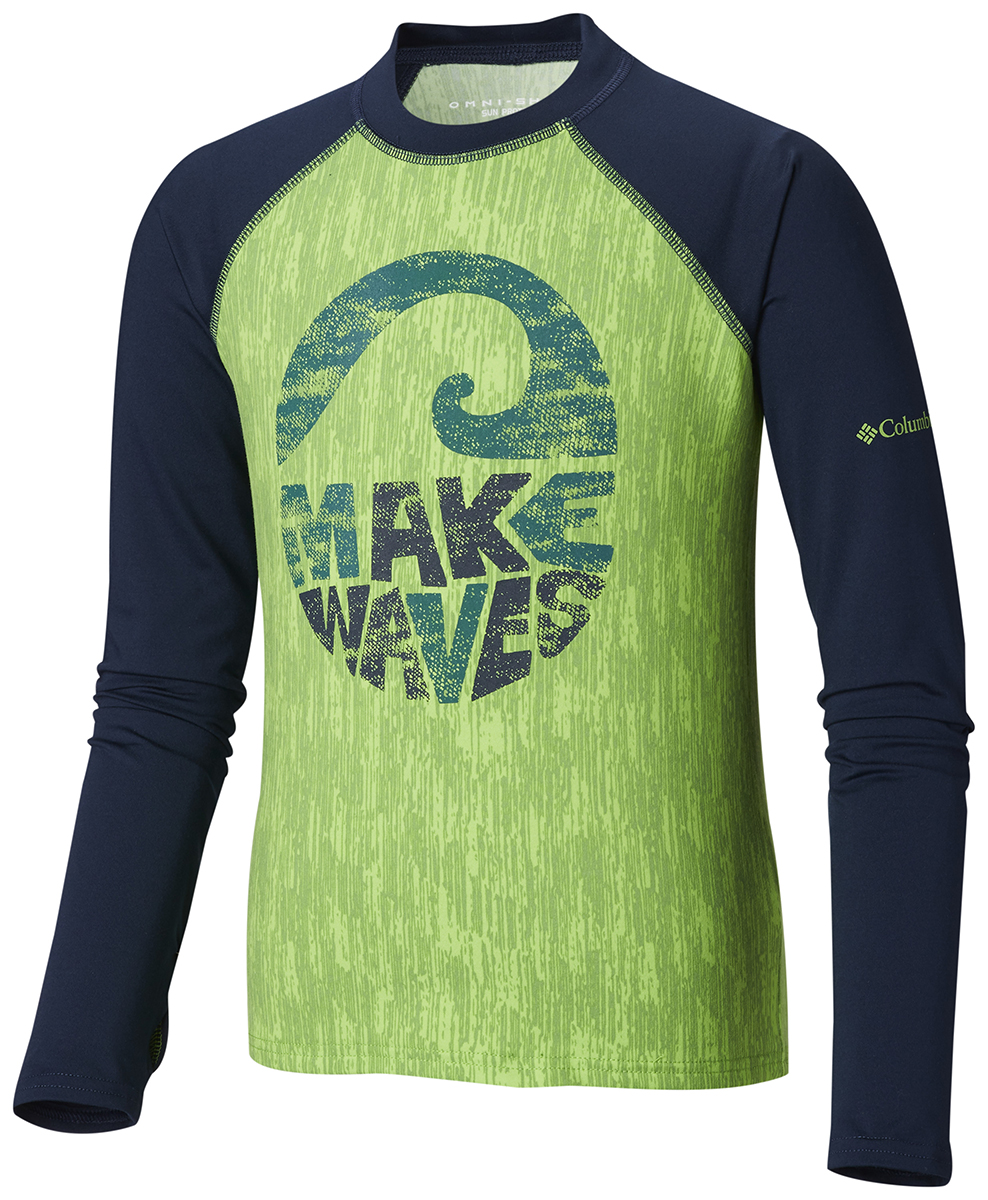 Columbia Kids' Sandy Shores&trade; Printed L/S Sunguard Shirt S9