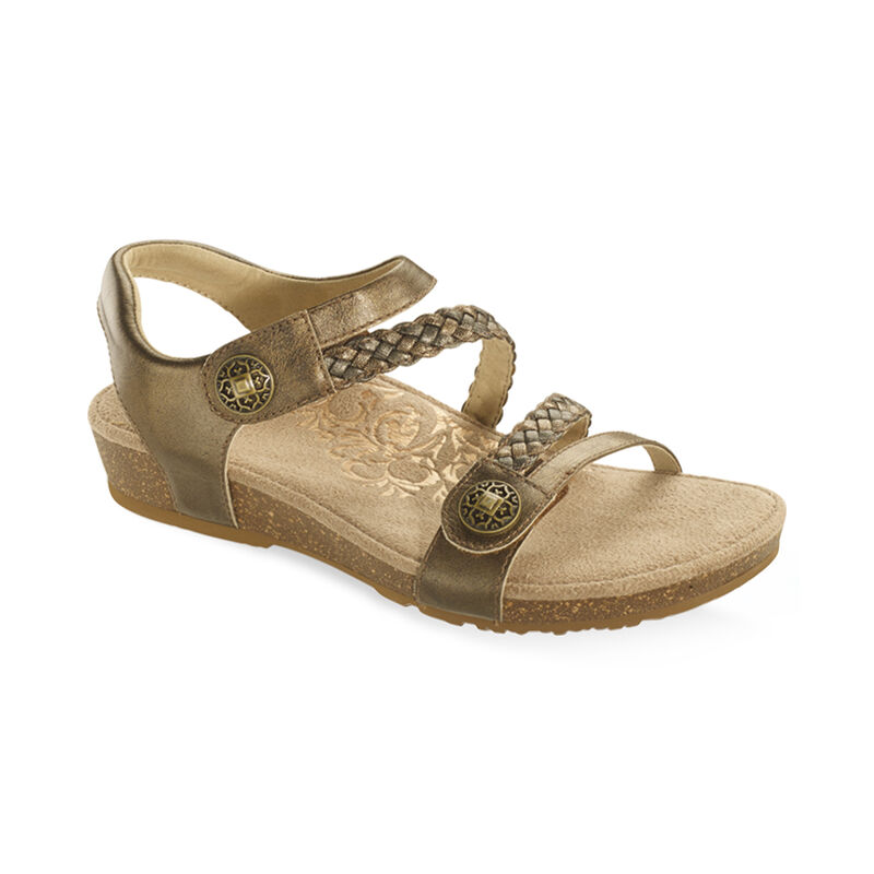 Aetrex Women's Jillian Braided Strap Sandal