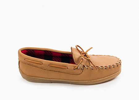 Minnetonka Men's Moosehide Fleece Moc