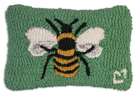 Chandler 4 Corners Honey Bee on Green 8x12 Pillow