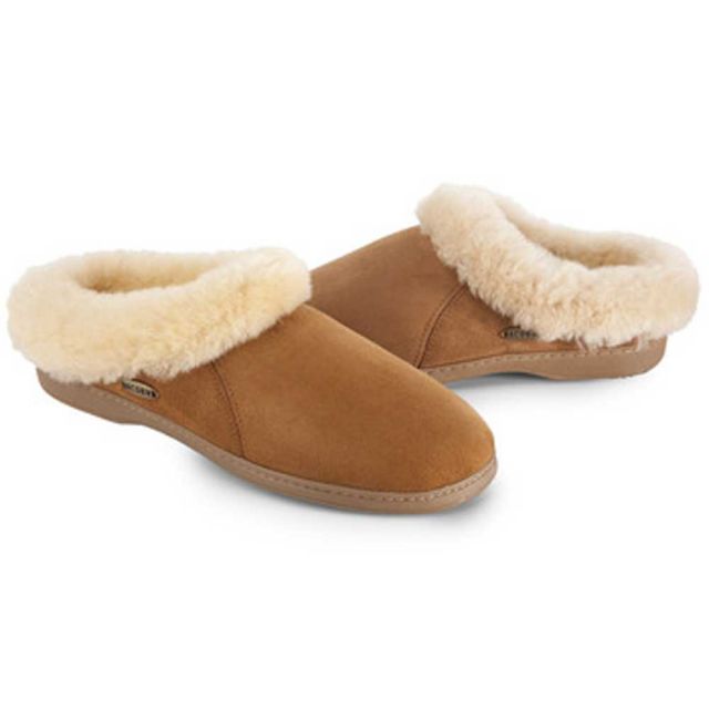 acorn sheepskin slippers