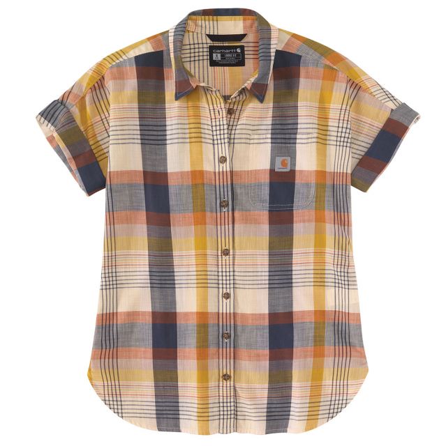 Carhartt Women's Lightweight Twill SS Plaid Shirt