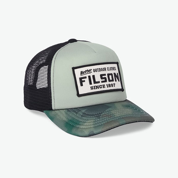 Filson Men's Mesh Snap Back Logger Cap