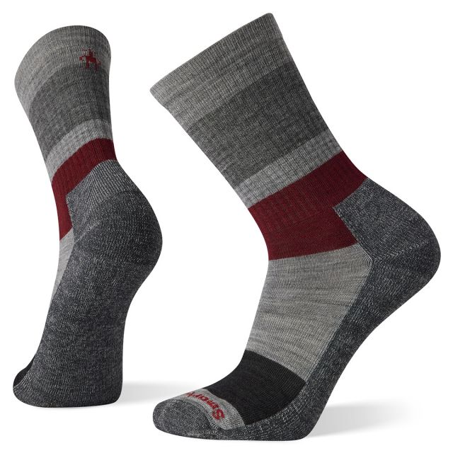 Smartwool Men's Everyday Block Striped Crew Socks