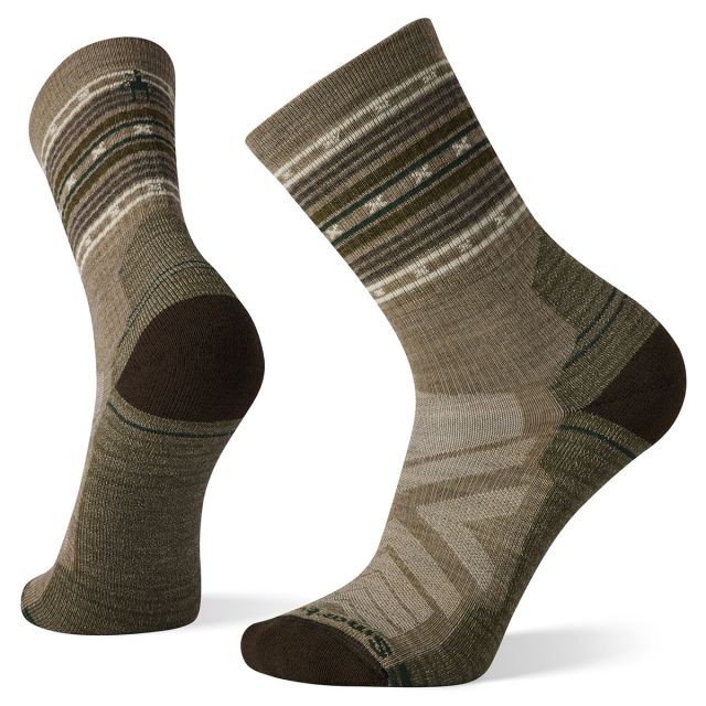 Smartwool Men's Hike Light Cushion Spiked Stripe Crew Socks