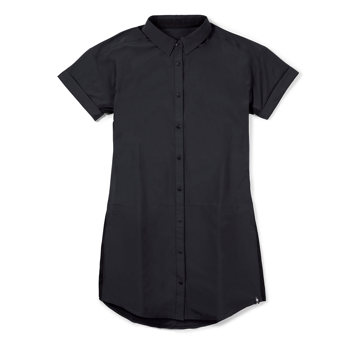 オールインワン・サロペット Patou Black Merino Wool Blend Dress Smartwool Women's Merino Sport Shirt Dress : Vermont Gear