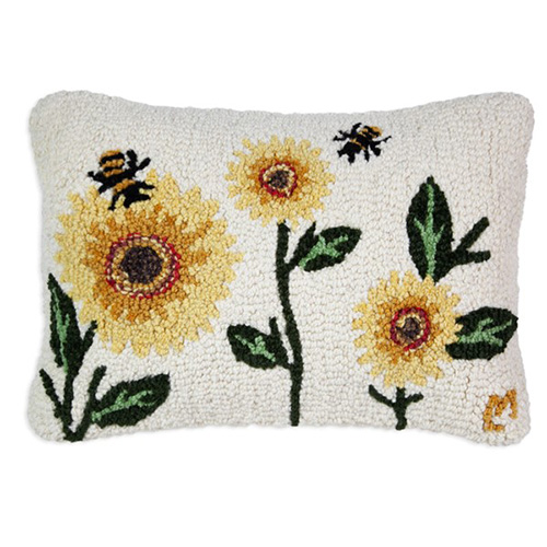 Chandler 4 Corners Sunflower Bees 14x20 Pillow