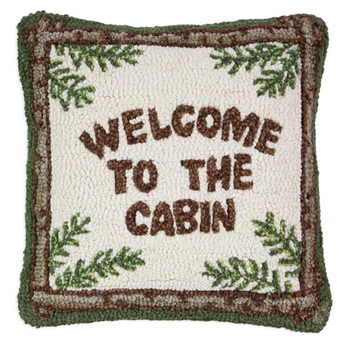 Chandler 4 Corners Welcome to the Cabin 18" Pillow