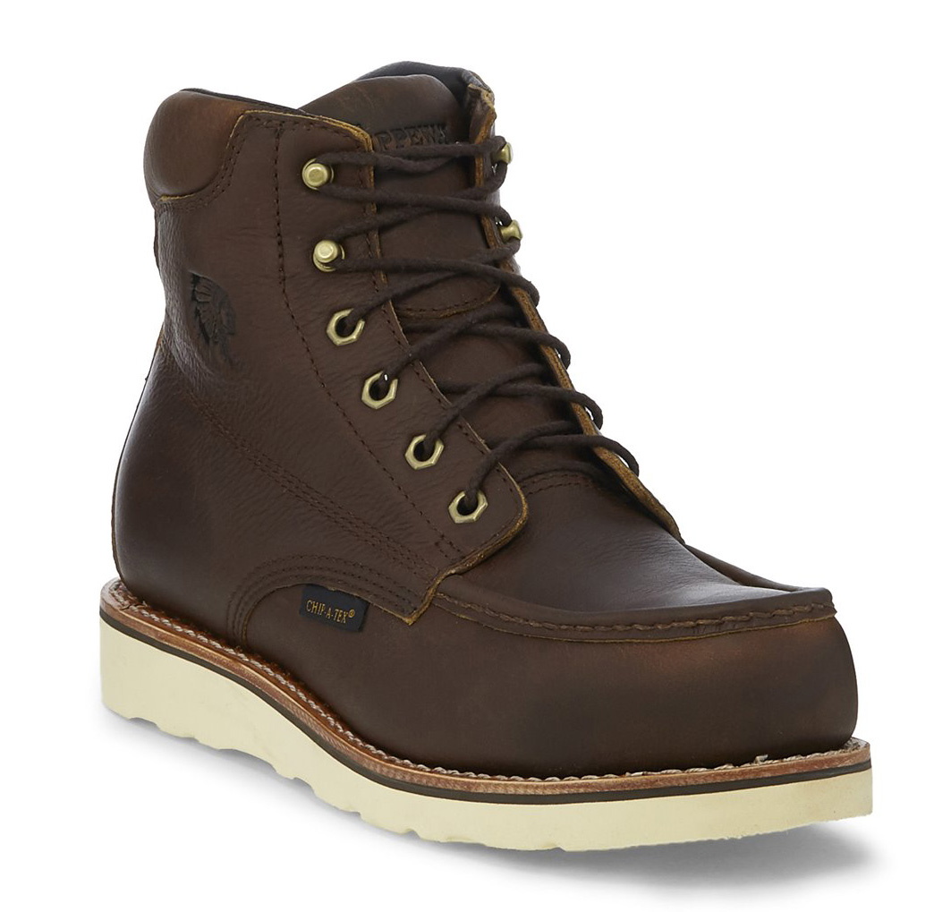 Chippewa 6" Edge Walker Boots Moc Toe