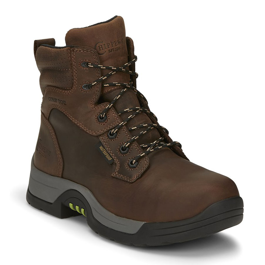 Men's Chippewa Fabricator 6" Composite Toe Boot - Tawny