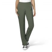 Wink Women's Flat Front Double Cargo Pant Petite Inseam